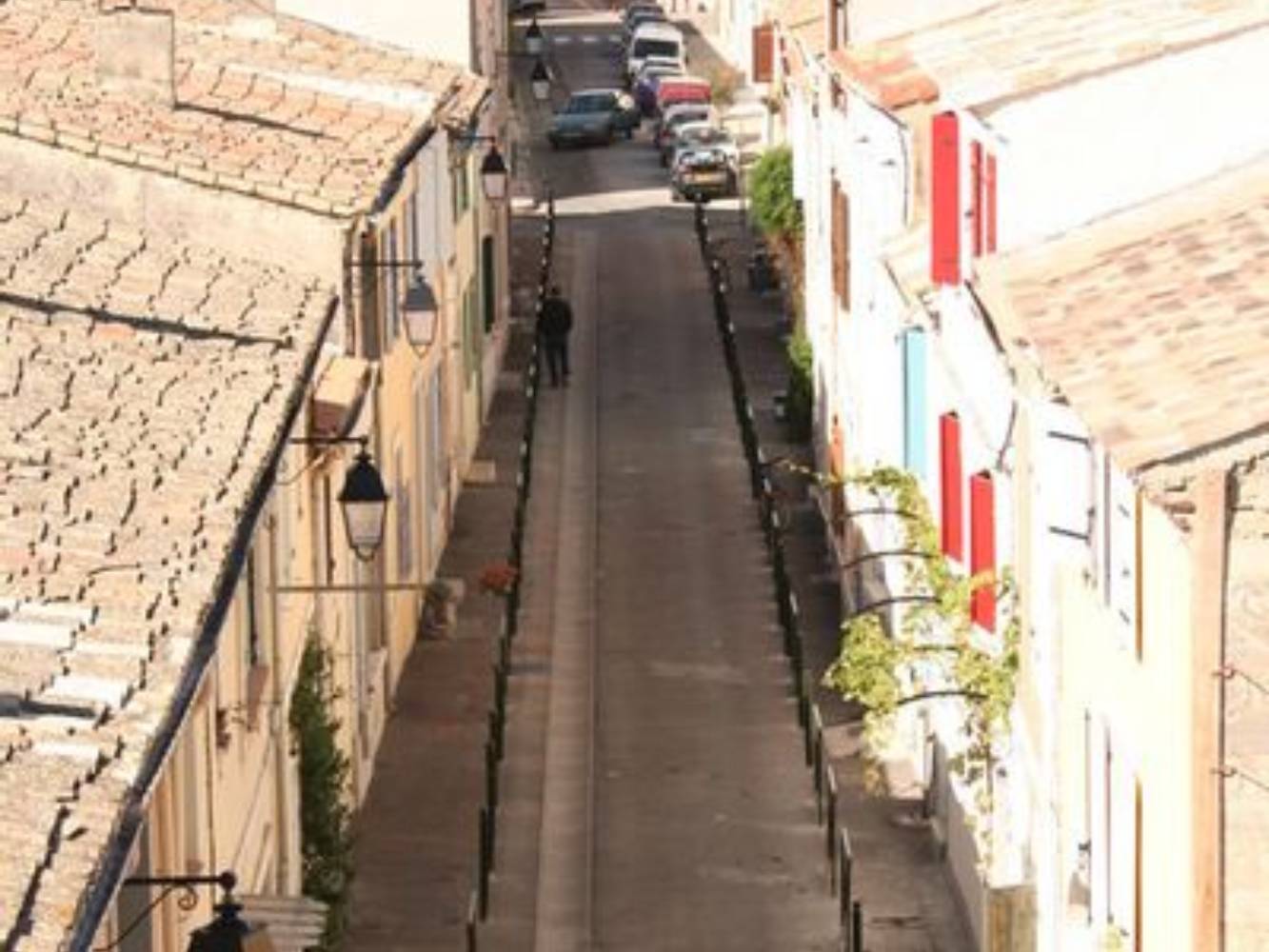 Street from the city walls