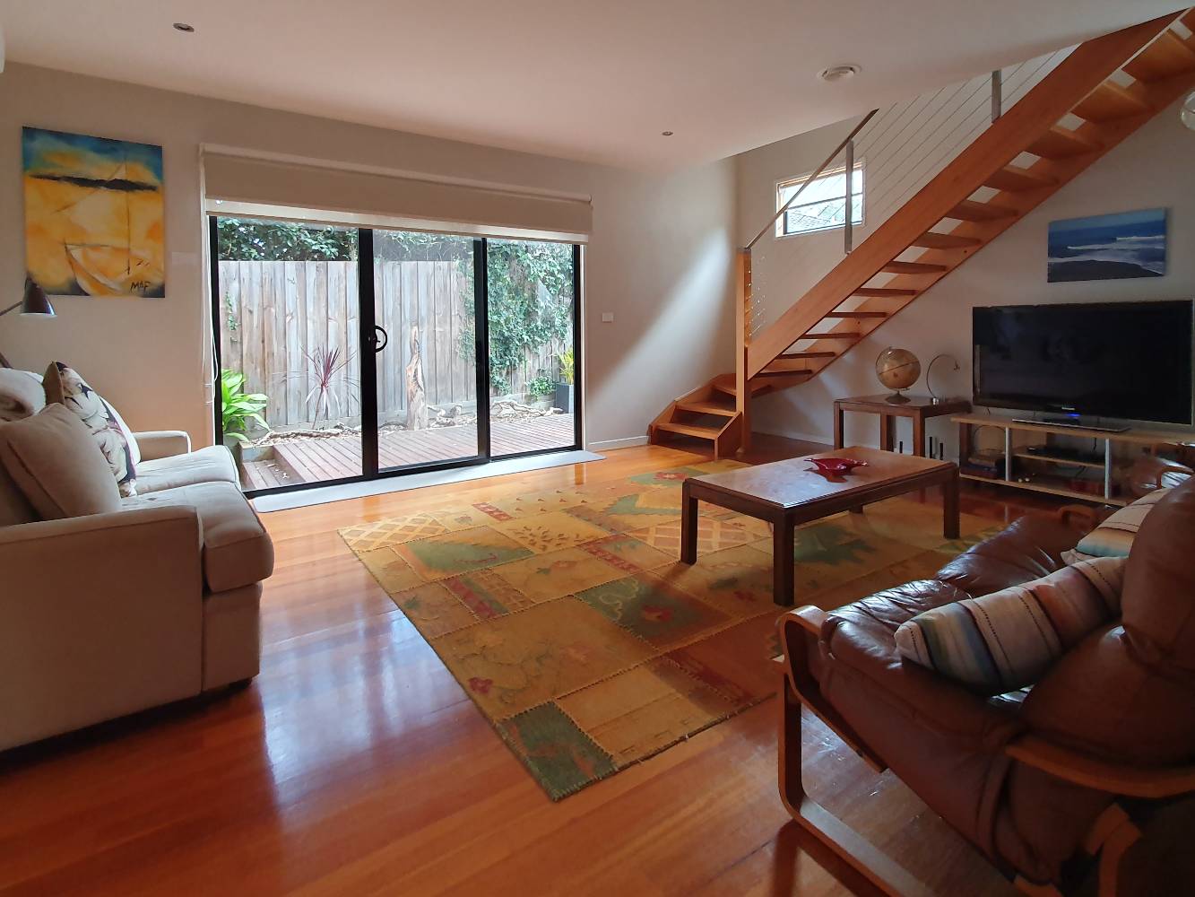 Downstairs living area