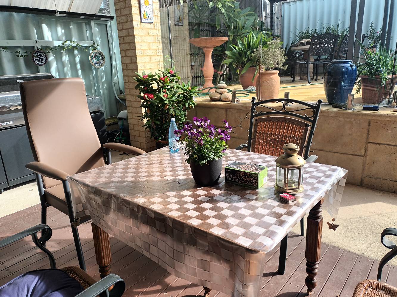 Alfresco with outdoor kitchen