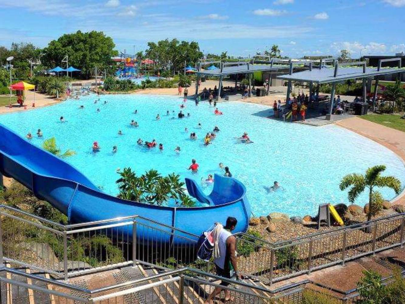 Bluewater Lagoon (free entry)  - 15 mins drive away