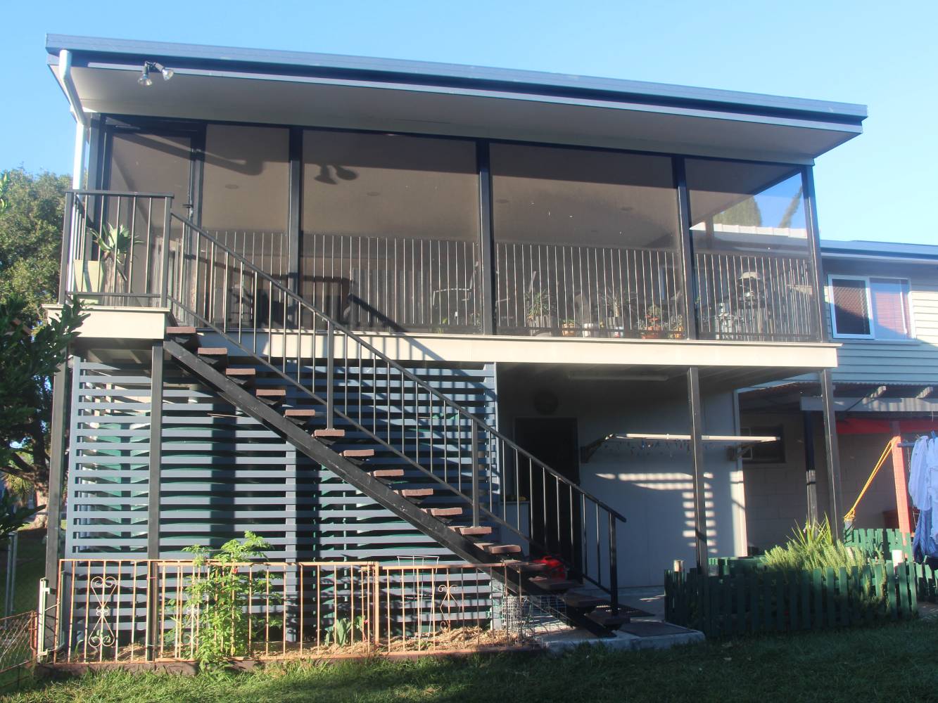 Back Deck- As Seen From Back Yard