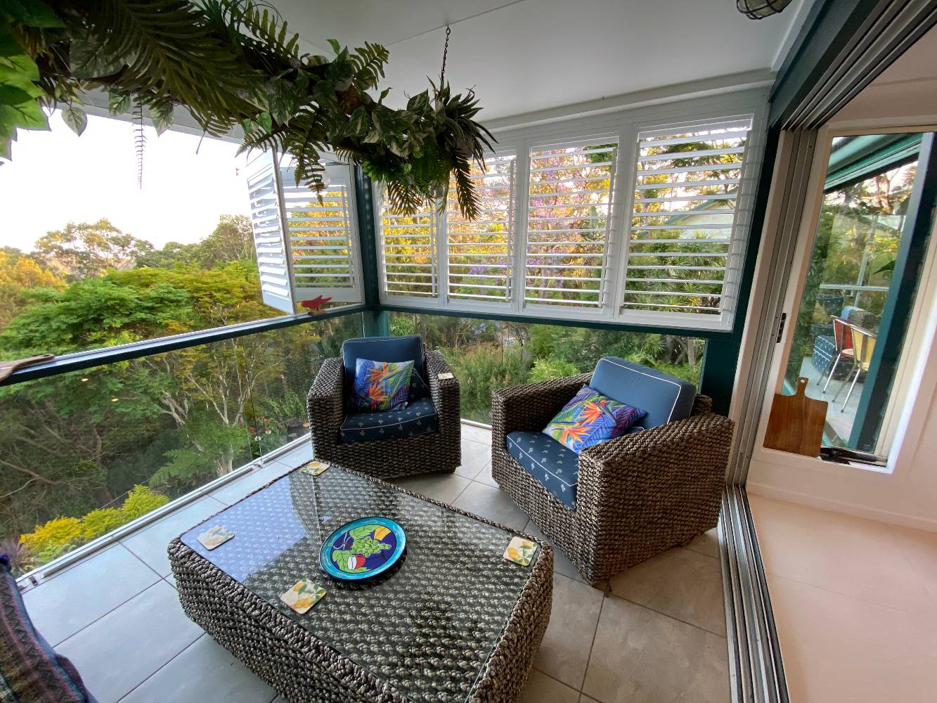 Veranda overlooking Gold Coast