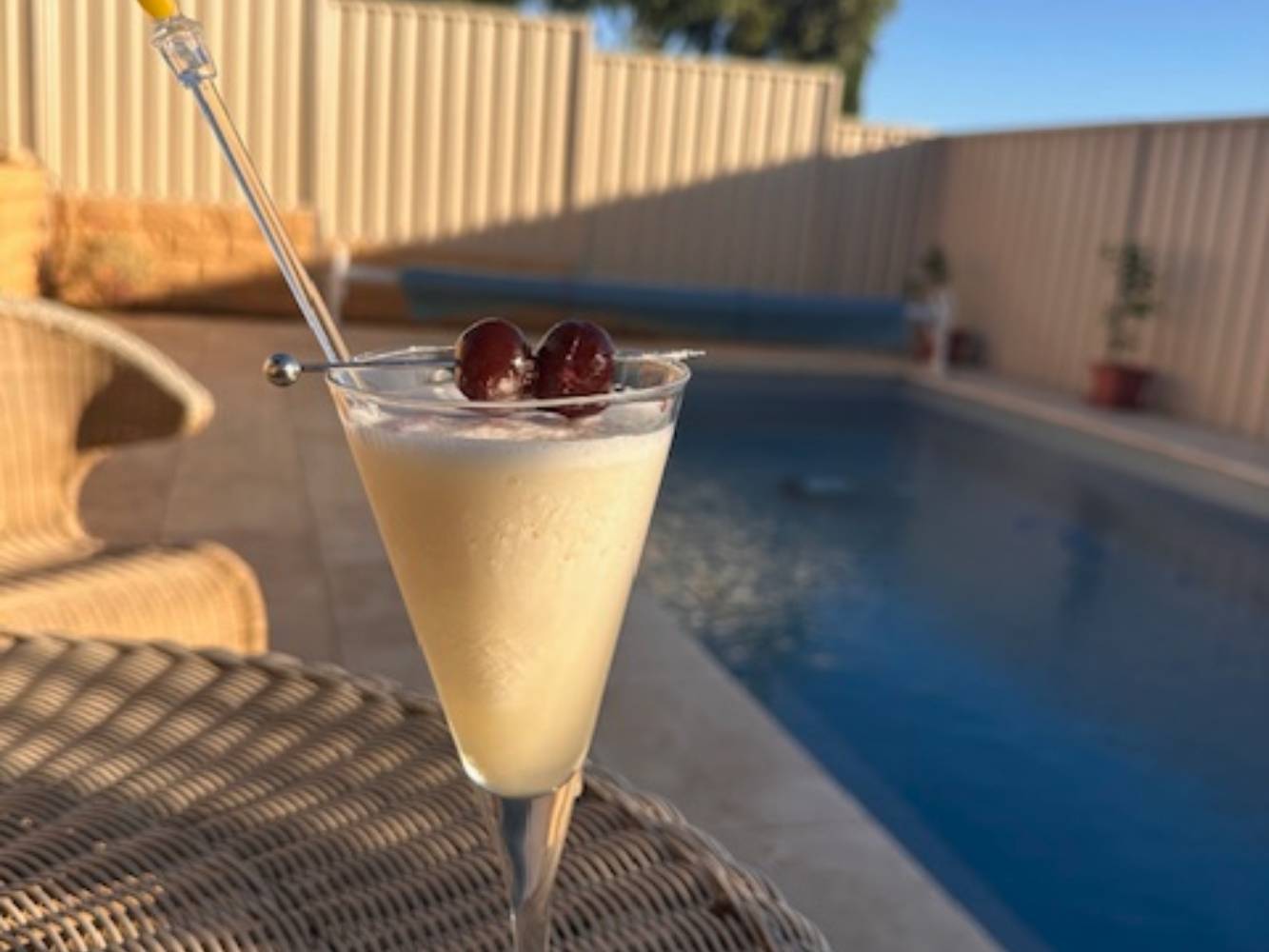 Cocktails by the pool