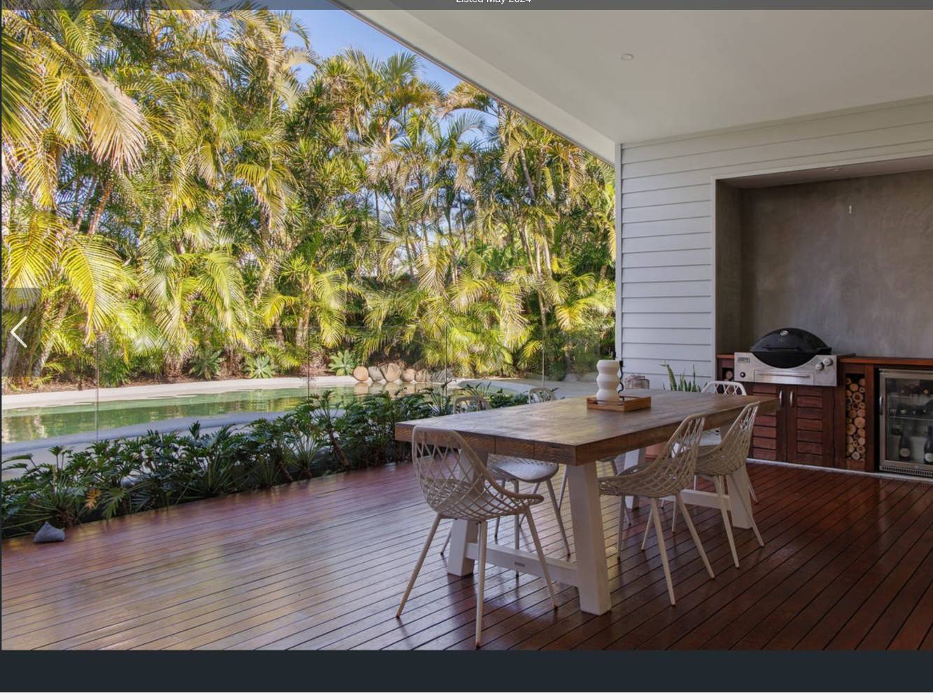 Back deck and pool