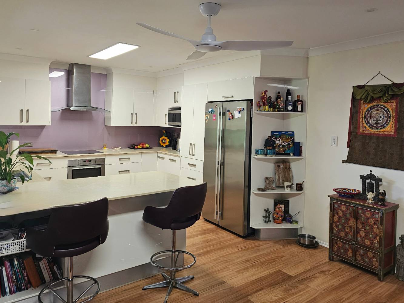 Kitchen dining area.