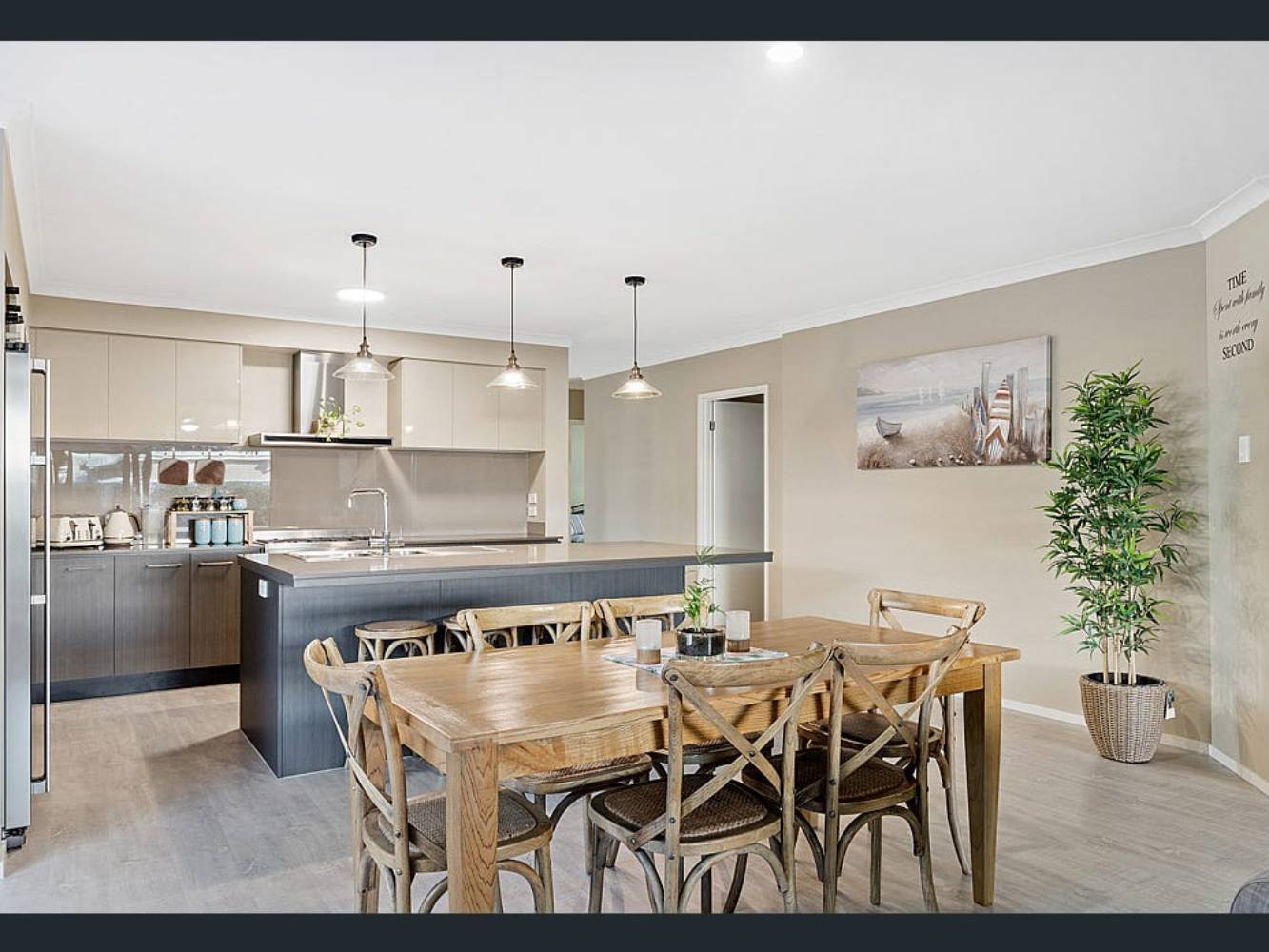 Dining Area and kitchen