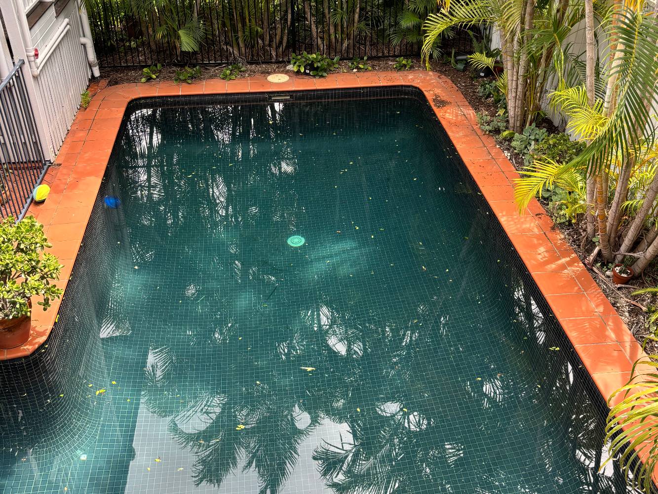 Pool adjacent to the apartment