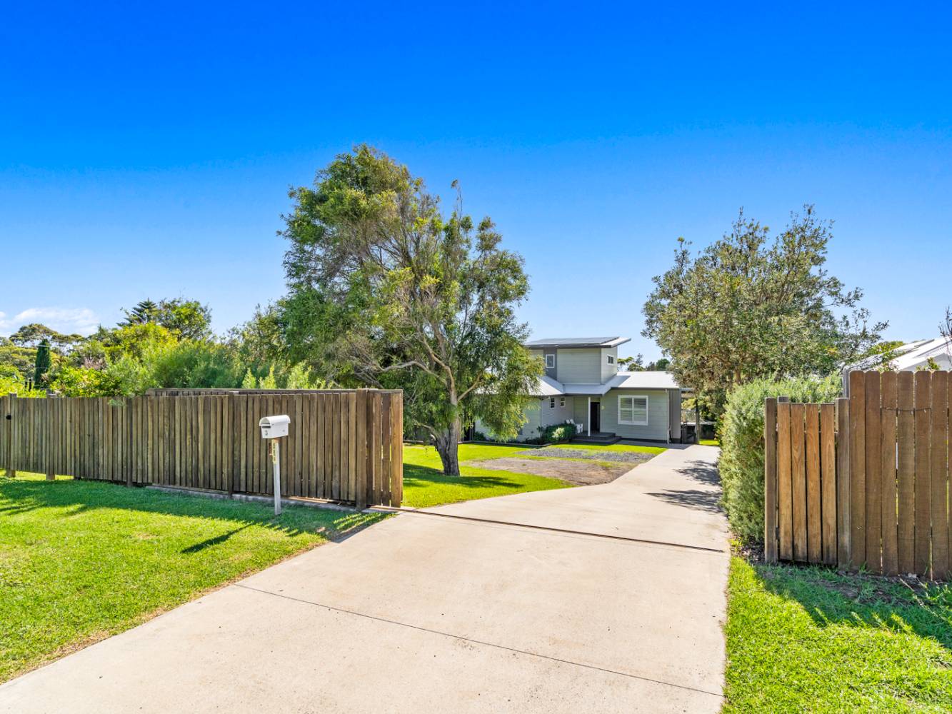 Front gate and yard